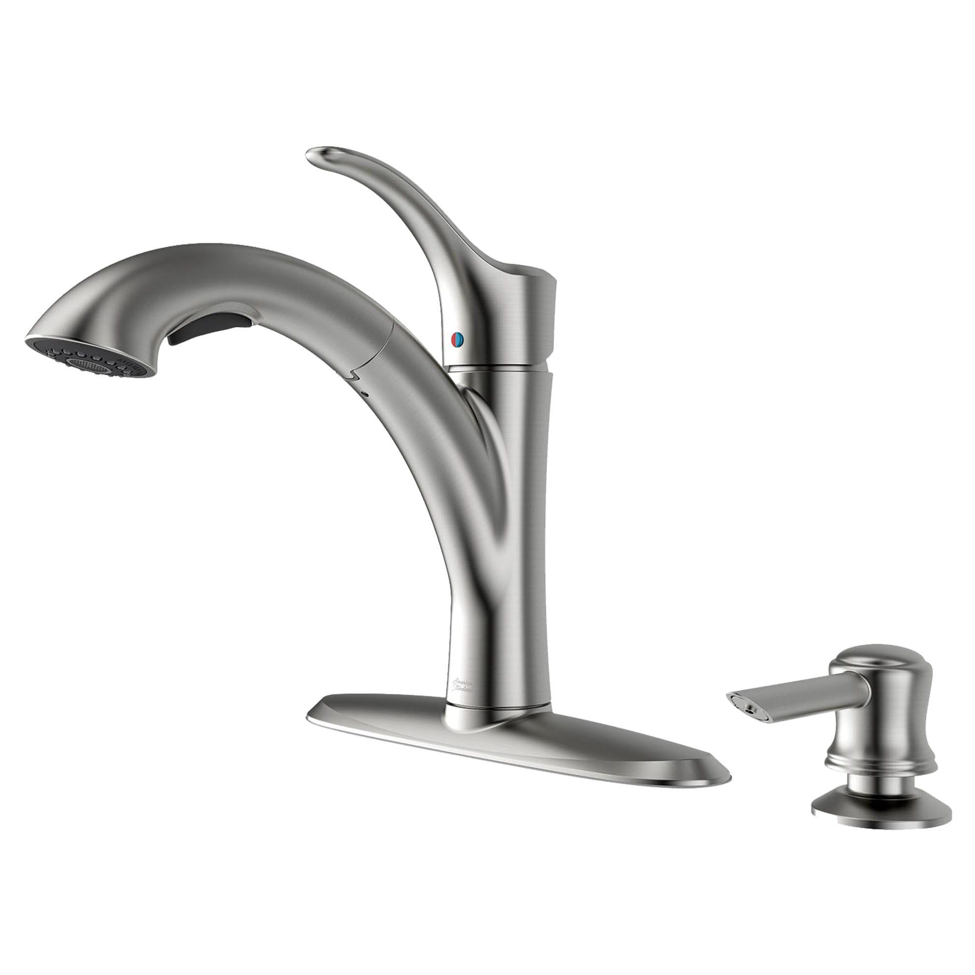 Mesa 1 Handle Pull Out Kitchen Faucet with Soap Dispenser STAINLESS STL